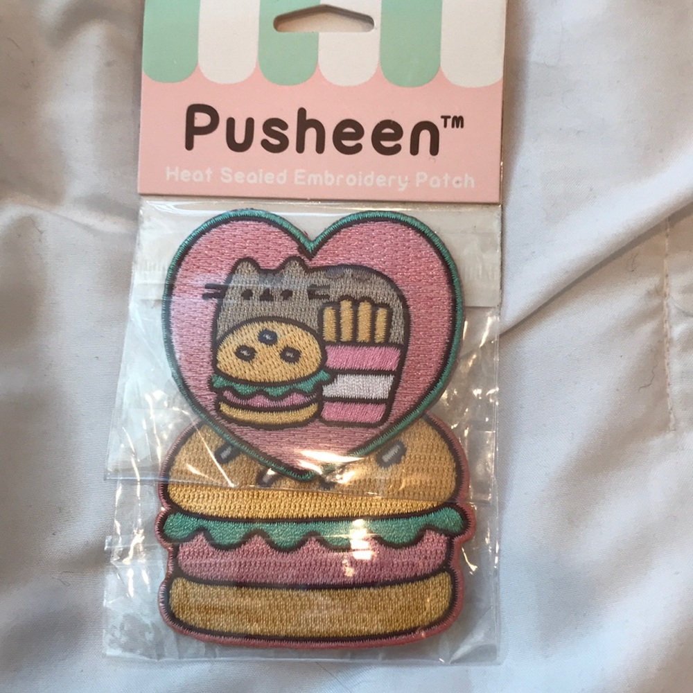 2 Pack Pusheen Heat Sealed Embroidery Patch